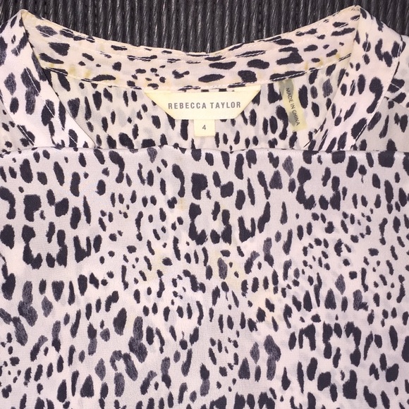 Rebecca Taylor silk long sleeve top - Picture 6 of 6